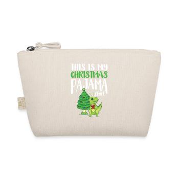 This is my Christmas pajama shirt TRex - Organic Pouch - nature - Front