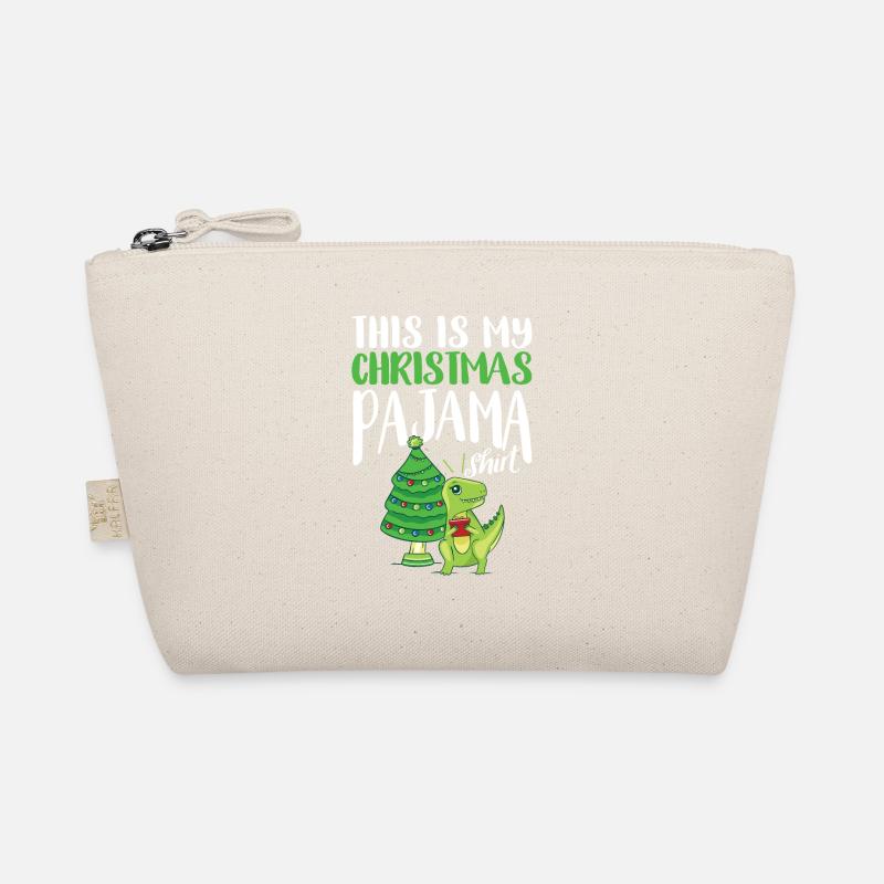 This is my Christmas pajama shirt TRex Organic Pouch