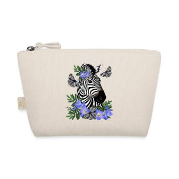 Zebra - Bio-Täschchen - Natur - Vorne