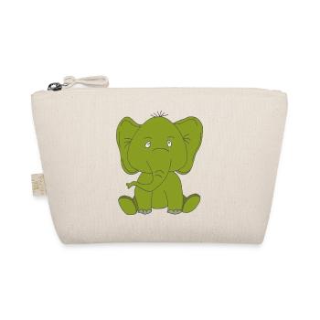 Éléphant vert - Trousse biologique - nature - Devant