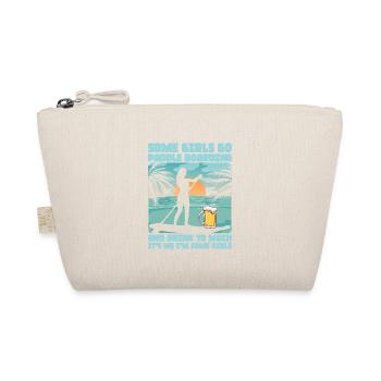 Some Girls Go Paddle Boarding Stand Up Paddle Boar - Organic Pouch - nature - Front