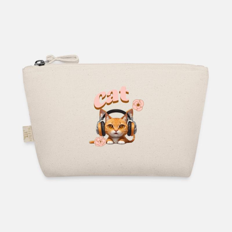 teeshirt chat mignon Trousse biologique