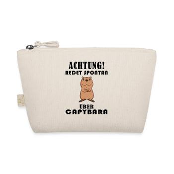 Capybara Wasserschwein Capybaras - Bio-Täschchen - Natur - Vorne