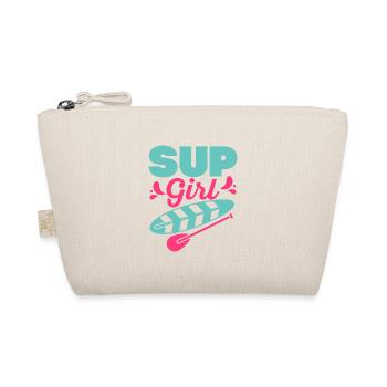 SUP Girl Stand Up Paddling Board - Organic Pouch - nature - Front