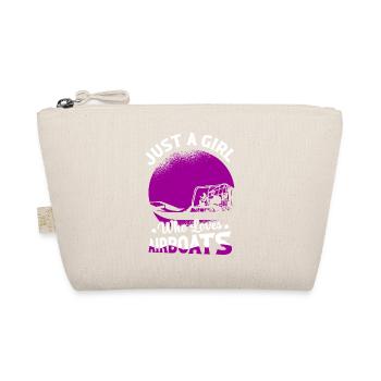 Juste une fille qui aime les hydroglisseurs Propelle d’hydroplane - Trousse biologique - nature - Devant