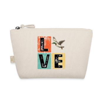 Retro Duck Hunt Duck Bird Lover Duck Hunter - Organic Pouch - nature - Front