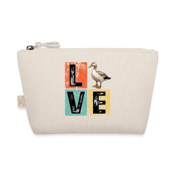 Retro Duck Hunting Duck Birds Lover Duck Hunter - Organic Pouch - nature - Front