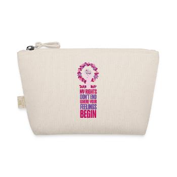 Feminist My Rights Don't End Where - Organic Pouch - nature - Front