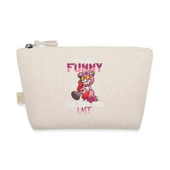 Horror Clown Horror Film Festival + Halloween - Organic Pouch - nature - Front