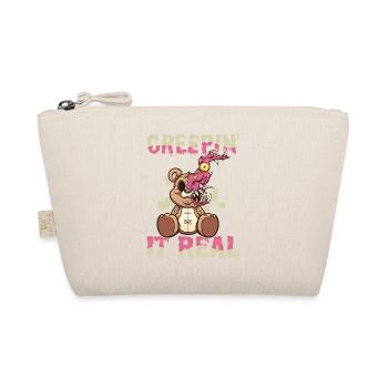 Horror Clown Horror Film Festival + Halloween - Organic Pouch - nature - Front