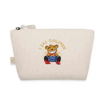 Horror Clown Horror Film Festival + Halloween - Organic Pouch - nature - Front