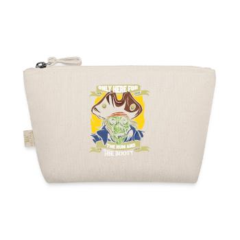 Only Here For The Rum And The Booty Alcohol Drinki - Organic Pouch - nature - Front