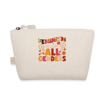 Feminist Feminism Includes All - Organic Pouch - nature - Front