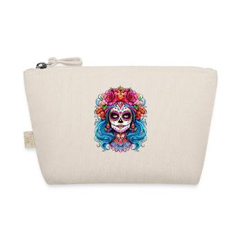 Spooky Halloween La Catrina - Femmes Crânes Colorées - Trousse biologique - nature - Devant