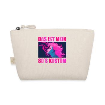 80er Motto Party Das ist mein 80er Jahre Kostüm - Bio-Täschchen - Natur - Vorne