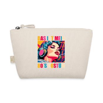 80er Motto Party Das ist mein 80er Jahre Kostüm - Bio-Täschchen - Natur - Vorne