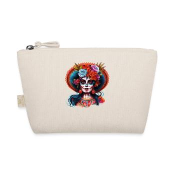 La Catrina: A Symbol of Strength and Beauty - Organic Pouch - nature - Front