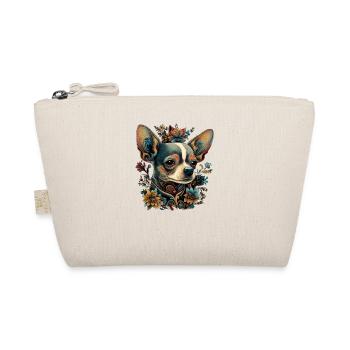 Chihuahua | Colorful Art Dog Puppy - Organic Pouch - nature - Front