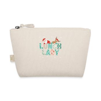 Lunch Lady Funny Christmas Tree Christmas - Organic Pouch - nature - Front