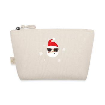 Drôle de Noël Bonhomme de neige Face Léopard - Trousse biologique - nature - Devant