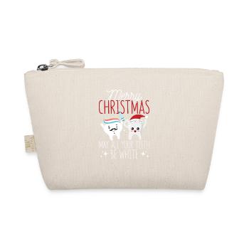 Merry Christmas May all your teeth be white - Organic Pouch - nature - Front