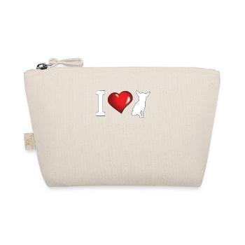 Dog Chihuahua Dog Owner Gechenkidee - Organic Pouch - nature - Front