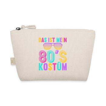 80er Motto Party Das ist mein 80er Jahre Kostüm - Bio-Täschchen - Natur - Vorne