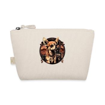 Chihuahua | Trucker Truck Driver Dad Men Car Funny - Organic Pouch - nature - Front
