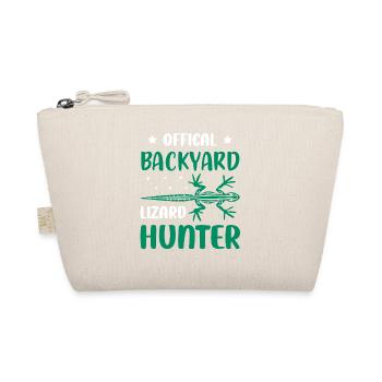 Offical Backyard Lizard Hunter Reptile Lizard Love - Organic Pouch - nature - Front