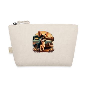 Chihuahua | Trucker Truck Driver Dad Men Car Funny - Organic Pouch - nature - Front