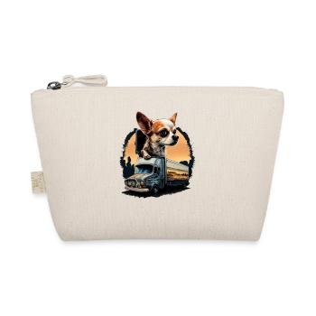 Chihuahua | Trucker Truck Driver Dad Men Car Funny - Organic Pouch - nature - Front