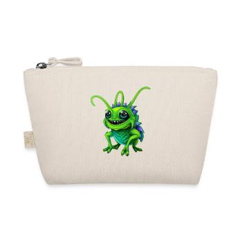 Grüne Monster-Grille - Bio-Täschchen - Natur - Vorne