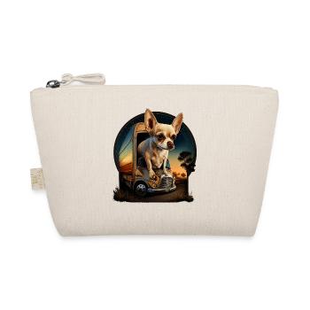 Chihuahua | Trucker Truck Driver Dad Men Car Funny - Organic Pouch - nature - Front