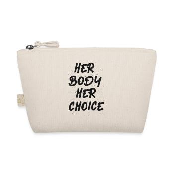 Feminist Her Body Her Choice - Bio-Täschchen - Natur - Vorne