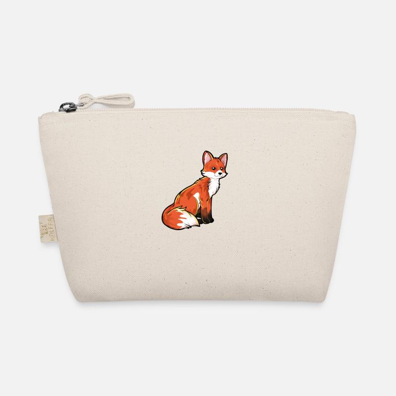 Zeichnung eines Rotfuchs Bio-Täschchen