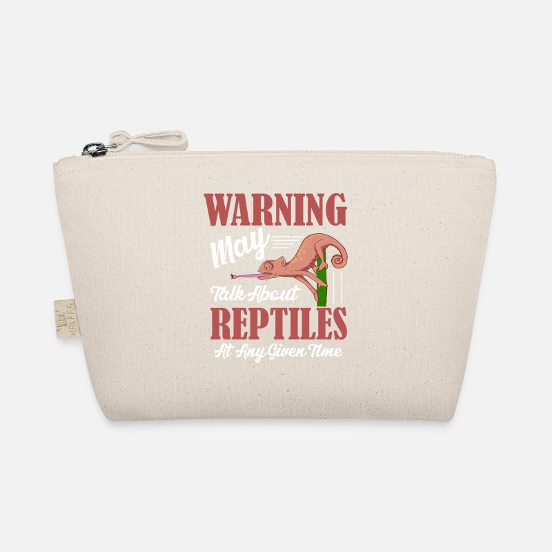 Warning May Talk About Reptiles At Any Given Time Bio-Täschchen