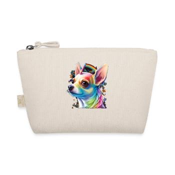 Chihuahua | Colourful Rainbow LGBTQ Unicorn - Organic Pouch - nature - Front