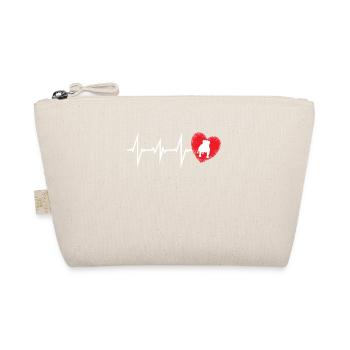 Dog Bulldog Dog Owner Gechenkidee - Organic Pouch - nature - Front