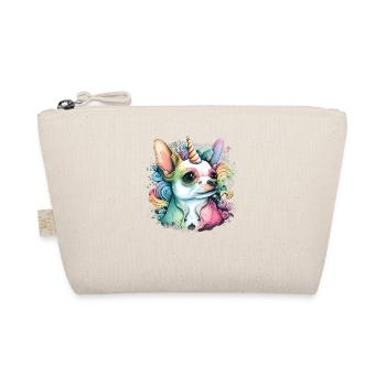 Chihuahua | Colourful Rainbow LGBTQ Unicorn - Organic Pouch - nature - Front