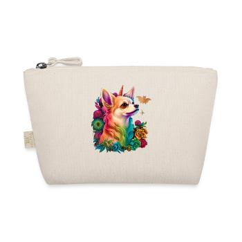 Chihuahua | Colourful Rainbow LGBTQ Unicorn - Organic Pouch - nature - Front