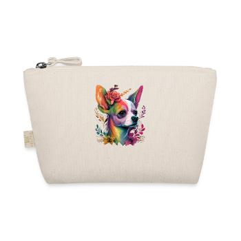 Chihuahua | Colourful Rainbow LGBTQ Unicorn - Organic Pouch - nature - Front