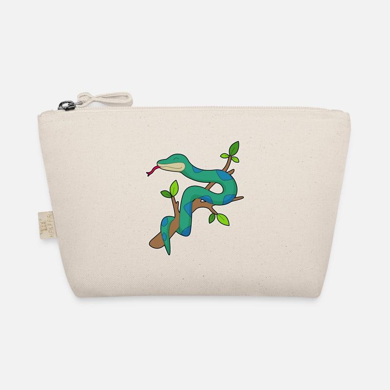 Schlange Ast Bio-Täschchen