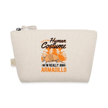 Armadillo Human Costume Gürteltier - Organic Pouch - nature - Front