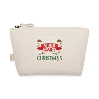 Video games are most likely to play lust at Christmas - Organic Pouch - nature - Front