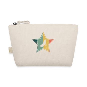 Gurke Gewürzgurke Retro Stern Geschenk - Bio-Täschchen - Natur - Vorne