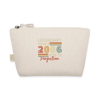 Legendary Since 2006 Vintage Birthday Gift - Organic Pouch - nature - Front