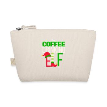 Der Kaffee trinkende Elf Passende Familiengruppe - Bio-Täschchen - Natur - Vorne