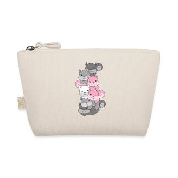 Demigirl Flag Pride LGBTQ Cute Squirrel - Organic Pouch - nature - Front