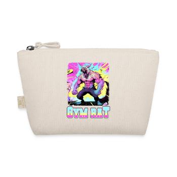 Gym Council Bodybuilding Weight Training Fun Fitness - Organic Pouch - nature - Front