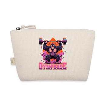 Gympanse Bodybuilding Weight Training Fitness Memes - Organic Pouch - nature - Front
